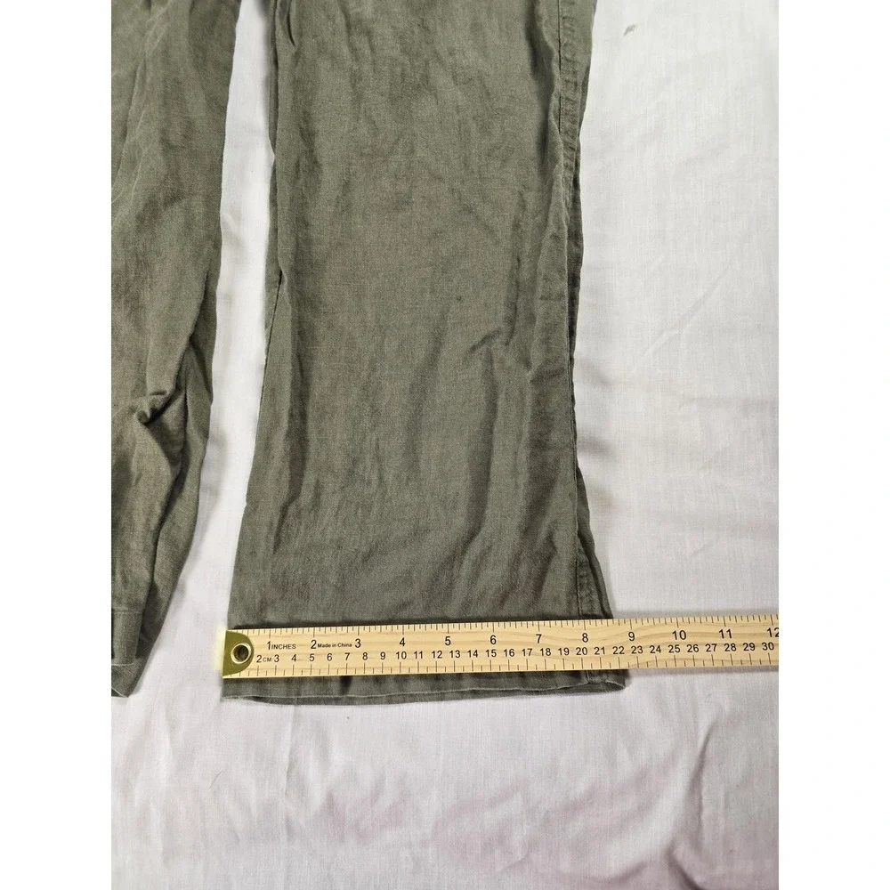 Quince Pants Mens XL Green Linen Drawstring Beach Jogger Relaxed Fit Casual